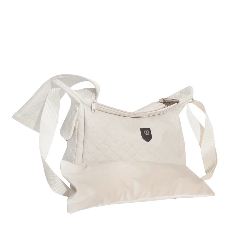 Torba Pom Pom City Ecru Diamond